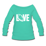 Women's Wideneck Sweatshirt - teal