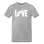 Men's "LOVE" Video Games T-Shirt - heather gray