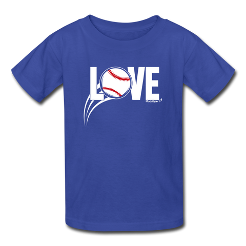 Love Baseball T-Shirt - royal blue