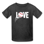 Love Baseball T-Shirt - heather black