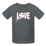 Love Baseball T-Shirt - charcoal