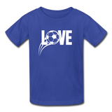 Love Soccer T-Shirt - royal blue