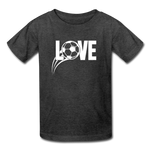 Love Soccer T-Shirt - heather black