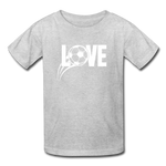 Love Soccer T-Shirt - heather gray