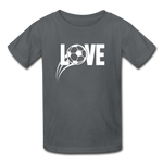 Love Soccer T-Shirt - charcoal