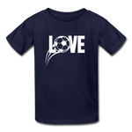 Love Soccer T-Shirt - navy