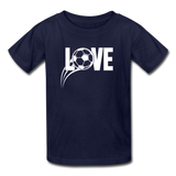 Love Soccer T-Shirt - navy