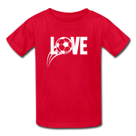 Love Soccer T-Shirt - red