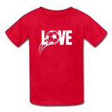 Love Soccer T-Shirt - red