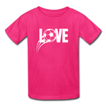 Love Soccer T-Shirt - fuchsia