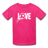 Love Soccer T-Shirt - fuchsia