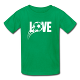 Love Soccer T-Shirt - kelly green