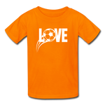 Love Soccer T-Shirt - orange