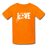 Love Soccer T-Shirt - orange