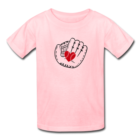 Glove Heart T-Shirt - pink