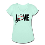 Love Baseball V-Neck - mint