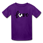 Love Soccer T-Shirt - purple