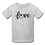 Love Soccer T-Shirt - heather gray