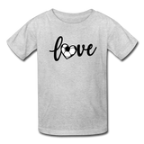 Love Soccer T-Shirt - heather gray