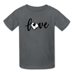 Love Soccer T-Shirt - charcoal