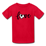 Love Soccer T-Shirt - red