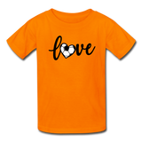 Love Soccer T-Shirt - orange