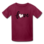 Love Baseball T-Shirt - burgundy