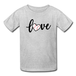 Love Baseball T-Shirt - heather gray