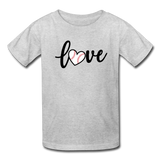 Love Baseball T-Shirt - heather gray