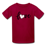 Love Baseball T-Shirt - dark red