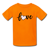 Love Baseball T-Shirt - orange