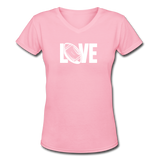 Love Football V-Neck - pink