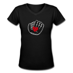 Catch A Heart V-Neck - black