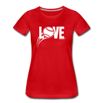 Love Baseball T-Shirt - red