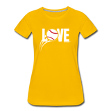 Love Baseball T-Shirt - sun yellow