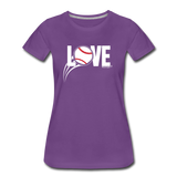 Love Baseball T-Shirt - purple