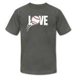 Love Baseball Unisex T-Shirt - asphalt