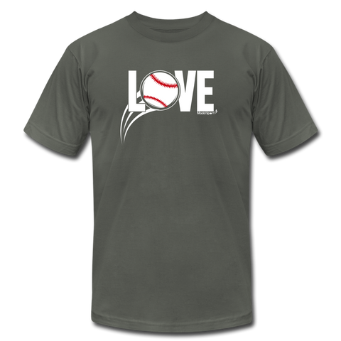 Love Baseball Unisex T-Shirt - asphalt