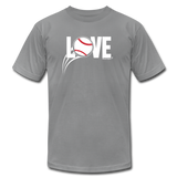 Love Baseball Unisex T-Shirt - slate