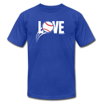 Love Baseball Unisex T-Shirt - royal blue