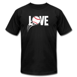 Love Baseball Unisex T-Shirt - black