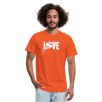 Love Baseball Unisex T-Shirt - orange