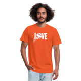 Love Baseball Unisex T-Shirt - orange