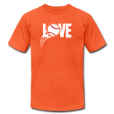 Love Baseball Unisex T-Shirt - orange