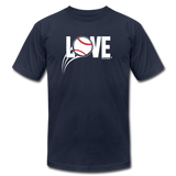 Love Baseball Unisex T-Shirt - navy