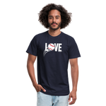 Love Baseball Unisex T-Shirt - navy