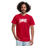 Love Baseball Unisex T-Shirt - red