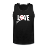 Love Baseball Tank Top - black