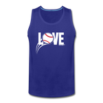 Love Baseball Tank Top - royal blue