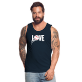 Love Baseball Tank Top - deep navy